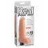 Real Feel No 13 Beige Vibrating Dildo - Realistic