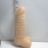 Real Feel No 13 Beige Vibrating Dildo - Realistic