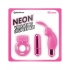 Neon Vibrating Couples Kit Pink - Kits & Sleeves