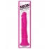 Neon Luv Touch Wall Banger Pink Vibrating Dildo - Realistic