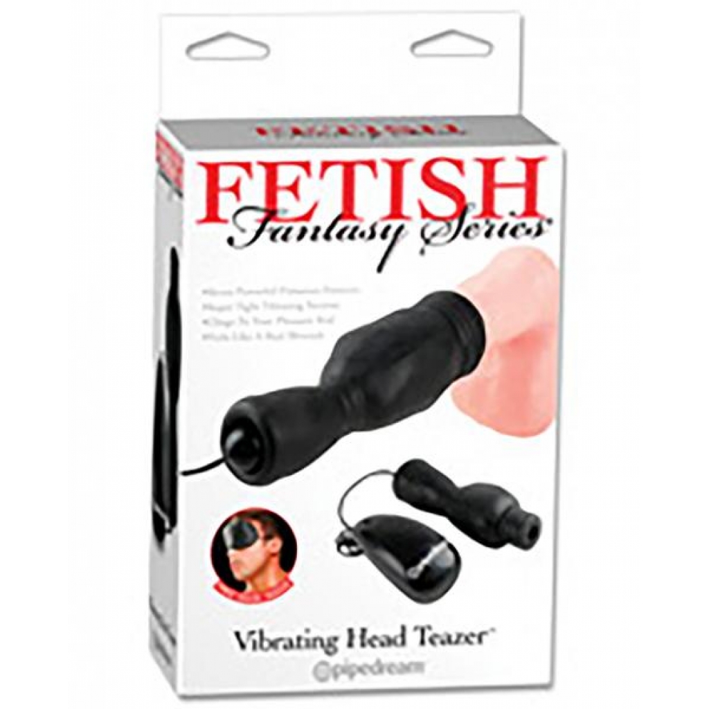 Fetish Fantasy Series Vibrating Head Teazer - Black - Sex Machines