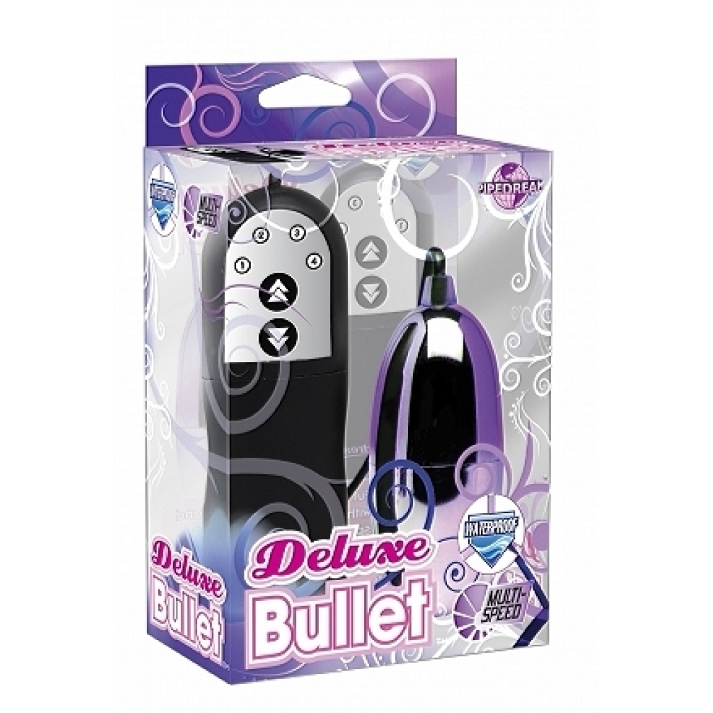 Deluxe bullet waterproof vibe - multi speed purple - Bullet Vibrators