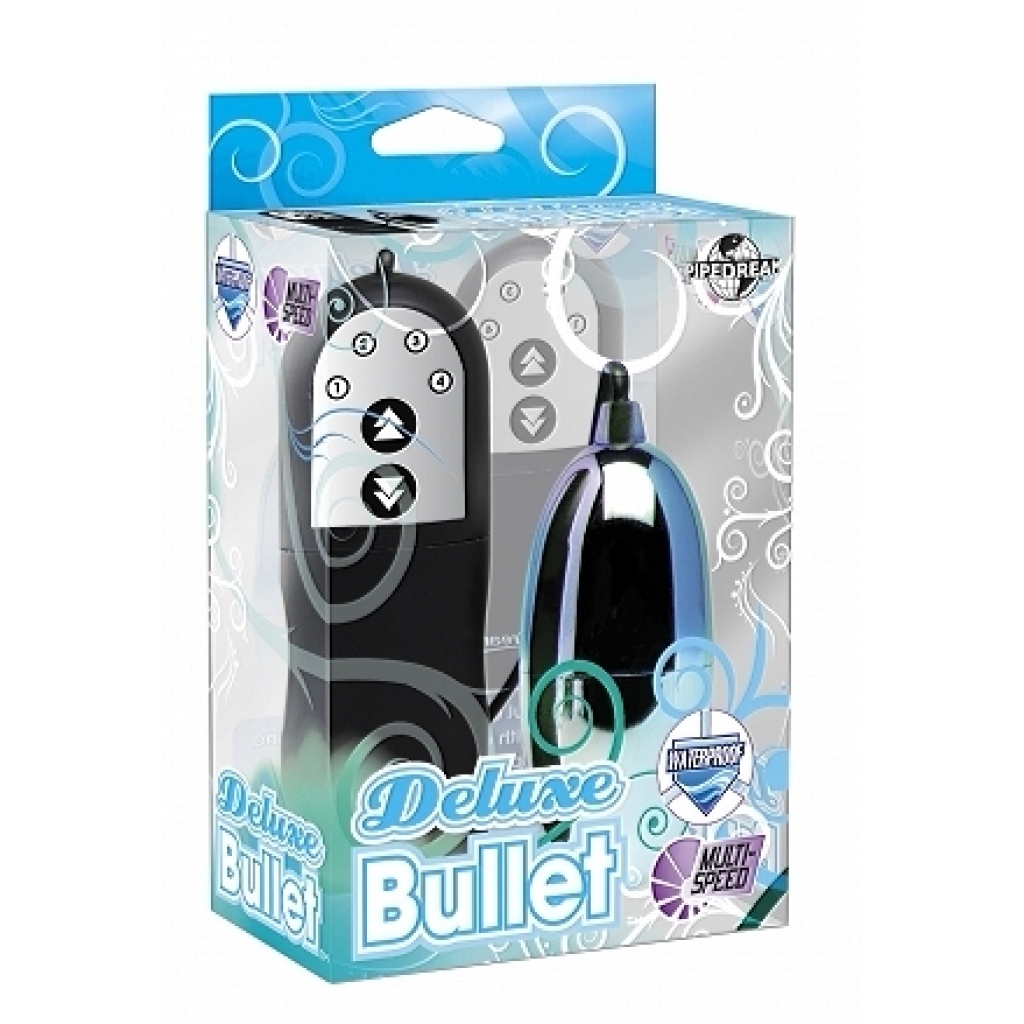 Deluxe bullet waterproof vibe - multi speed blue - Bullet Vibrators