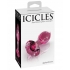 Icicles No 79 Pink Glass Massager Gem End - Anal Plugs