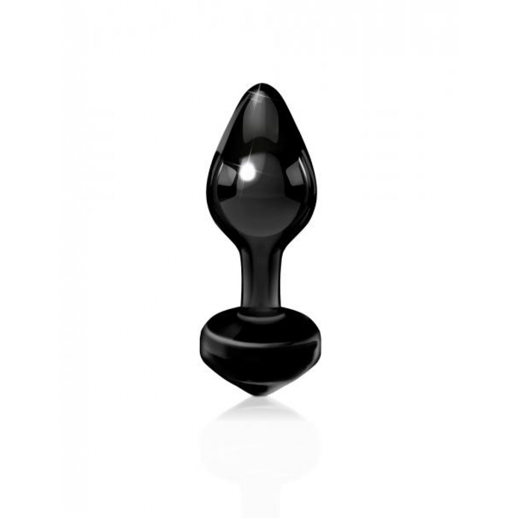 Icicles #44 Black Glass Butt Plug - Anal Plugs