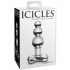 Icicles No 47 Glass Massagers Butt Plug Clear - Anal Plugs