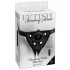 Vibrating Plush Harness Black O/S - Harnesses