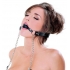 Deluxe Ball Gag And Nipple Clamps Black O/S - Ball Gags