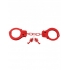 Fetish Fantasy Designer Metal Handcuffs - Red - Handcuffs