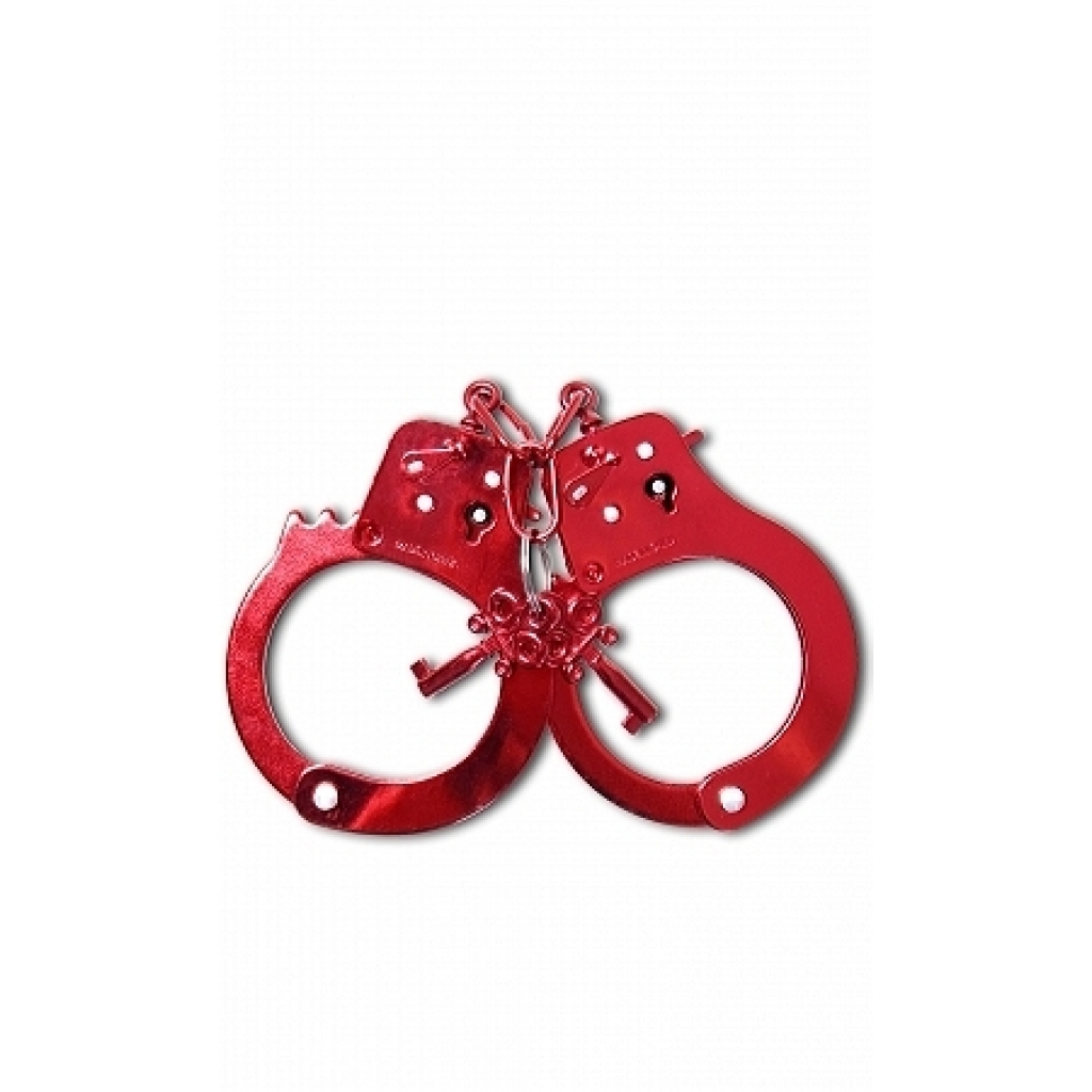 Fetish fantasy series anodized cuffs - red - Handcuffs