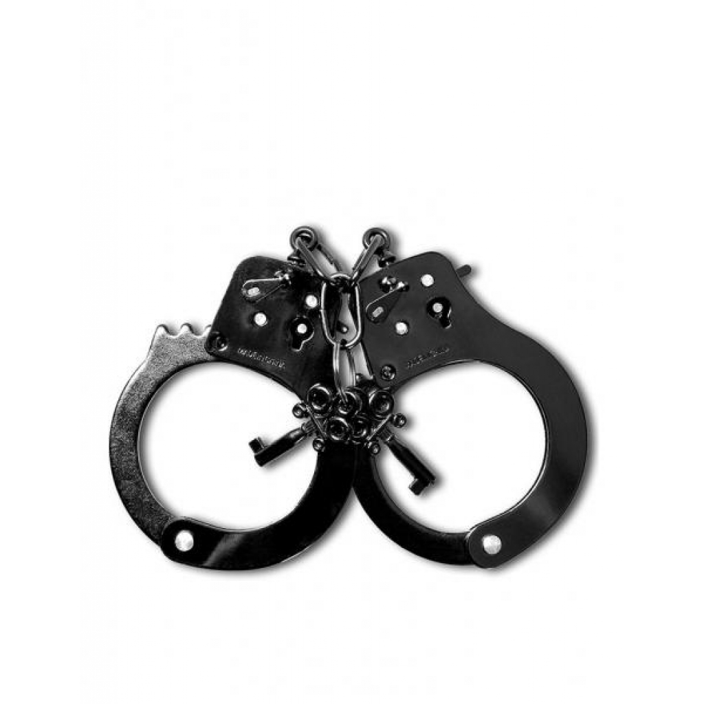 Fetish fantasy series anodized cuffs - black - Handcuffs