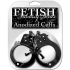 Fetish fantasy series anodized cuffs - black - Handcuffs