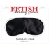 Fetish Fantasy Satin Love Mask Black O/S - Blindfolds