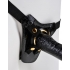 Gold Designer Strap On with Dildo - Harness & Dong Sets