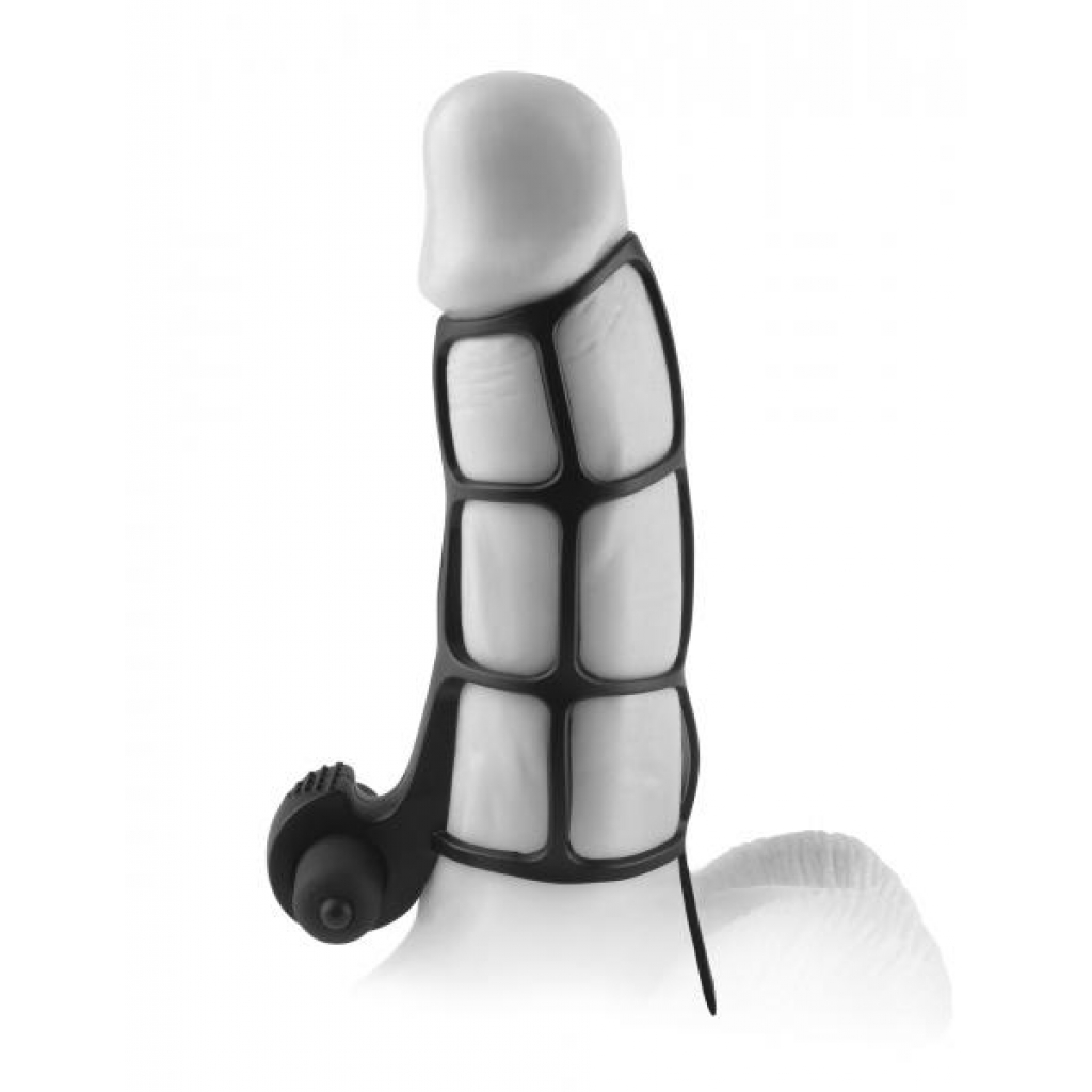 Deluxe Silicone Power Cage - Black - Chastity & Cock Cages