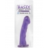 Basix Rubber Works 6.5 inches Purple Dong Suction Cup - Realistic Dildos & Dongs