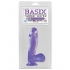 Basix Rubber Works 6.5 inches Purple Dong Suction Cup - Realistic Dildos & Dongs