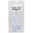 Basix Rubber Works 6.5 inches Clear Dong Suction Cup - Realistic Dildos & Dongs