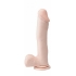 Basix Rubber Works 12 inches Suction Cup Dong Beige - Realistic Dildos & Dongs