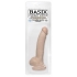 Basix Rubber Works 9 inches Beige Suction Cup Dong - Realistic Dildos & Dongs