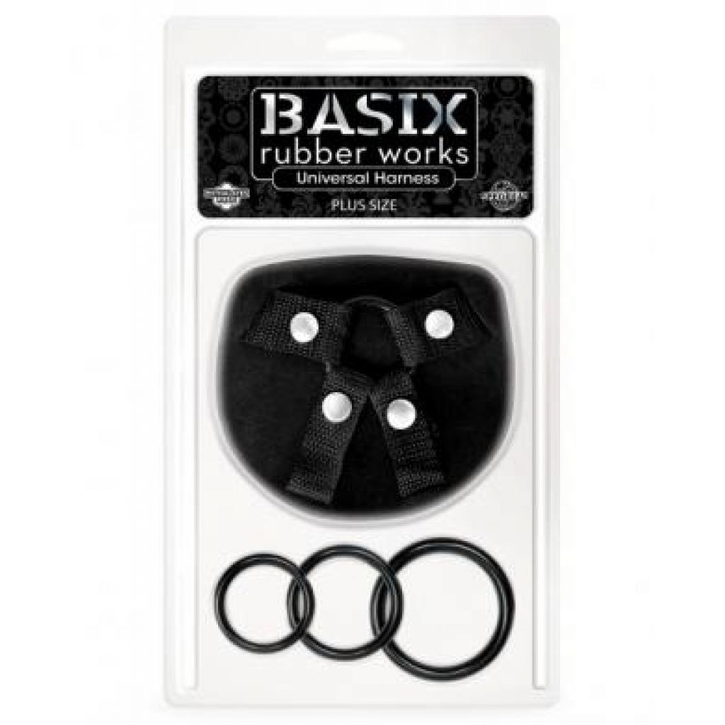 Basix Rubber Works Universal Adjustable Harness - Plus Size