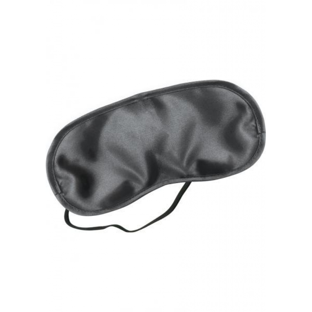 Limited Edition Satin Love Mask Black O/S - Blindfolds