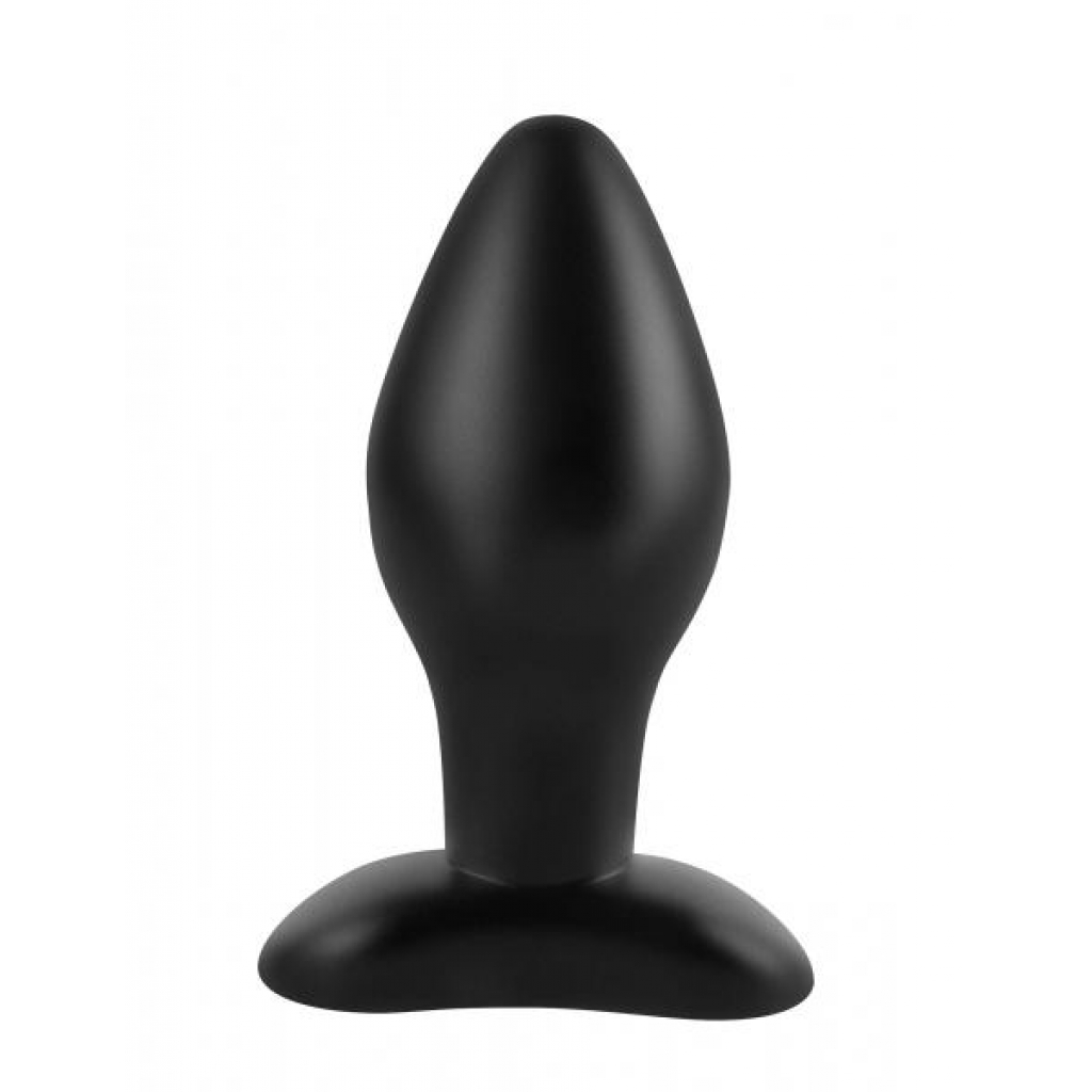 Anal Fantasy Large Silicone Plug Black - Anal Plugs