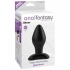 Anal Fantasy Large Silicone Plug Black - Anal Plugs