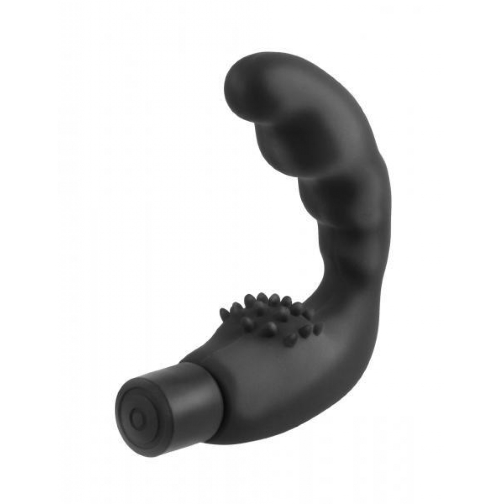 Anal Fantasy Vibrating Reach Around Probe Black - Prostate Massagers