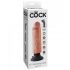 King Cock 6 inches Vibrating Dildo Beige - Realistic