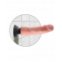 King Cock 9 inches Vibrating Dildo Beige - Realistic