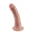 King Cock 6 Inches Dildo Beige - Realistic Dildos & Dongs