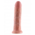 King Cock 8 inches Realistic Dong Beige - Realistic Dildos & Dongs