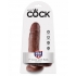 King Cock 7 Inches Cock Balls Brown - Realistic Dildos & Dongs