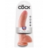 King Cock 9 Inches Cock Balls Beige - Huge Dildos