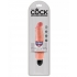 King Cock 7 inches Vibrating Stiffy Beige - Realistic