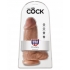 King Cock Chubby 9 inches Tan Dildo - Realistic Dildos & Dongs