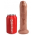 King Cock 7 inches Uncut Dildo Tan - Realistic Dildos & Dongs