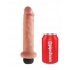 King Cock 7 inches Squirting Dildo Beige - Realistic Dildos & Dongs