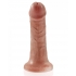 King Cock Strap-On Harness with 6-Inch Dildo - Tan