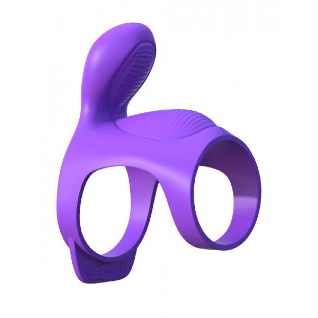 Fantasy C-Ringz Ultimate Couples Cage Purple - Couples Vibrating Penis Rings