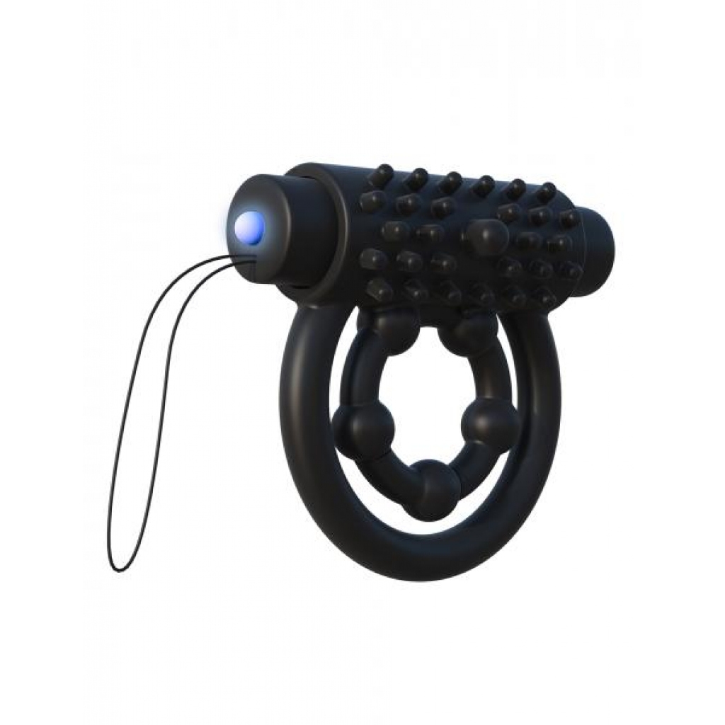 Fantasy C-Ringz Remote Control Performance Pro - Black - Couples Vibrating Penis Rings