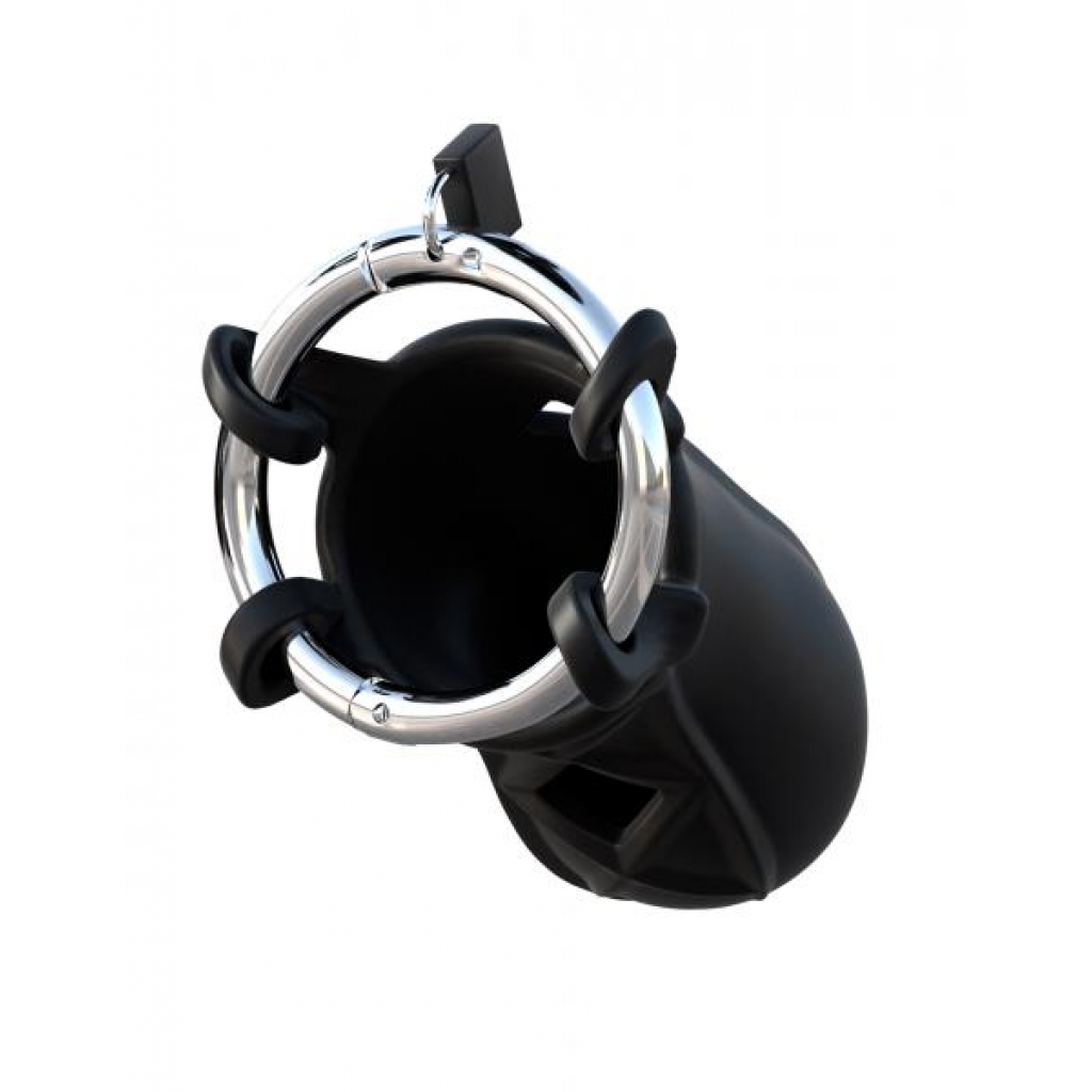 Fantasy C-Ringz Extreme Silicone Cock Blocker Black - Chastity & Cock Cages