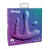 3Some Rock N Ride Silicone Vibrator Purple - Rabbit Vibrators