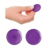 3Some Rock N Ride Silicone Vibrator Purple - Rabbit Vibrators