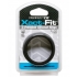 Xact-Fit 3 Ring Kit L/XL Black Silicone - Cock Ring Trios