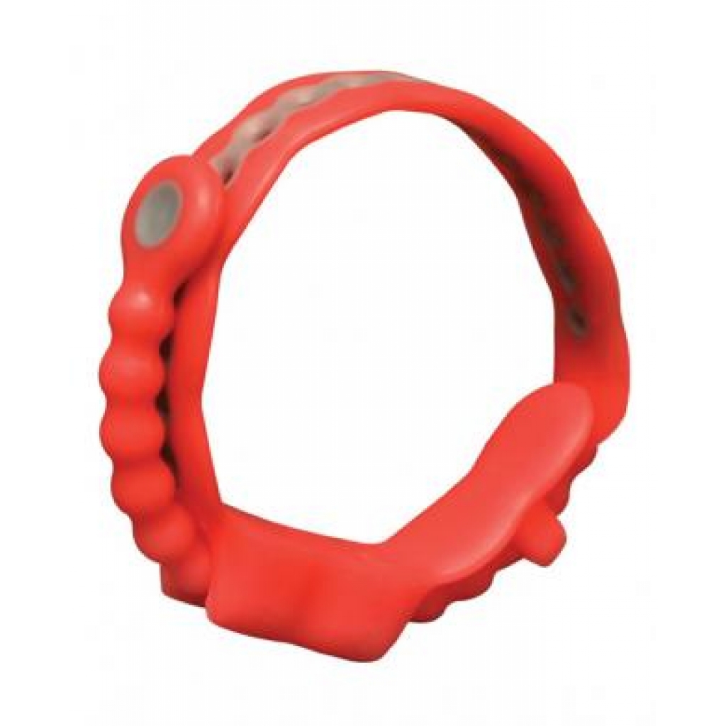 Speed Shift 17 Adjustments Cock Ring - Red - Adjustable & Versatile Penis Rings