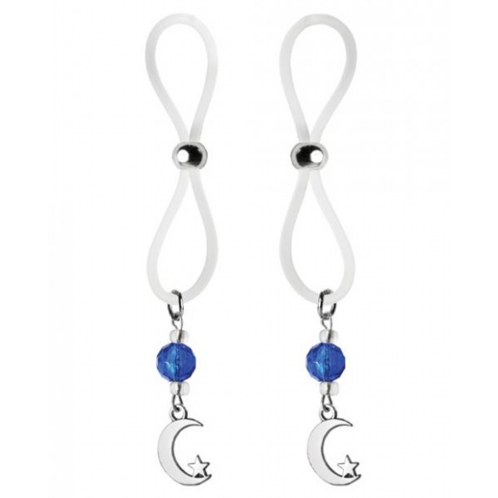 Bijoux De Nip Nipple Halos - Moon & Star Charm