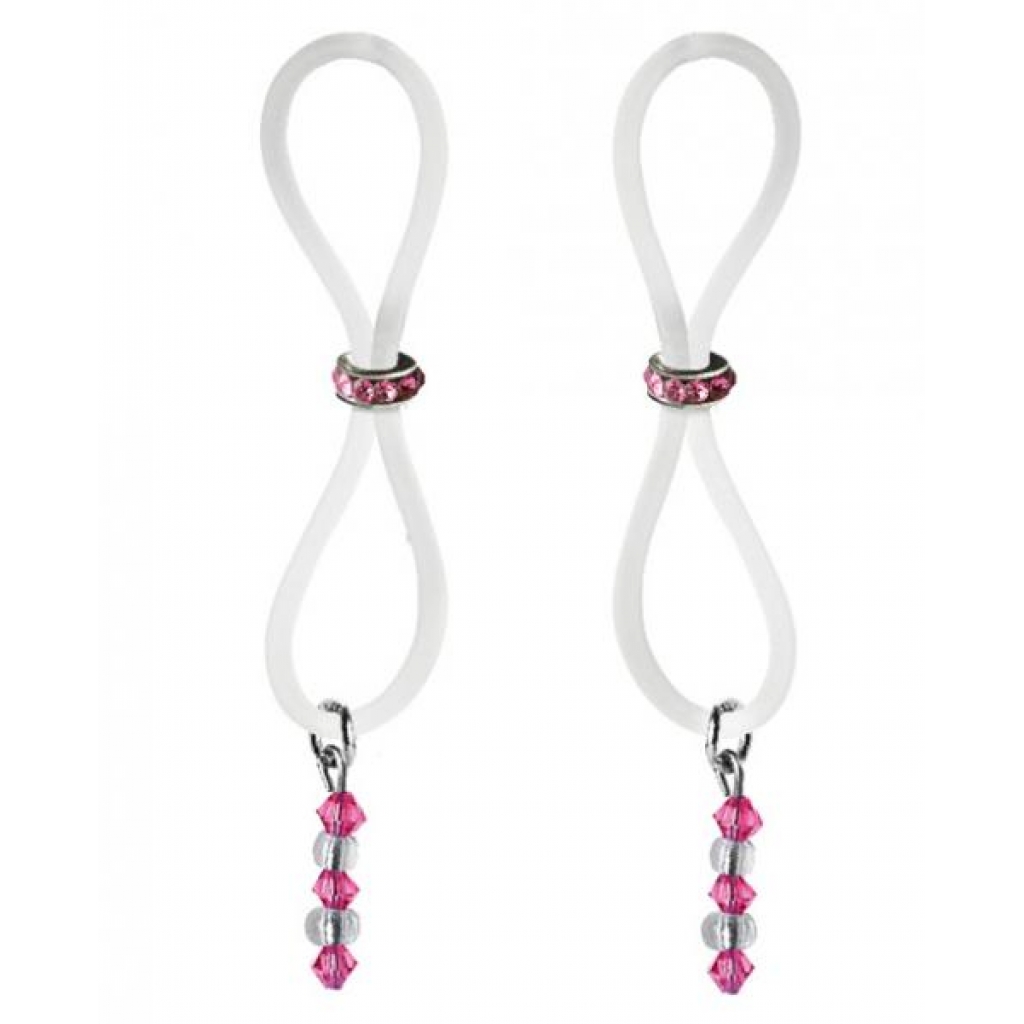 Bijoux De Nip Nipple Halos Pink Gem Slider - Elegance in Pleasure