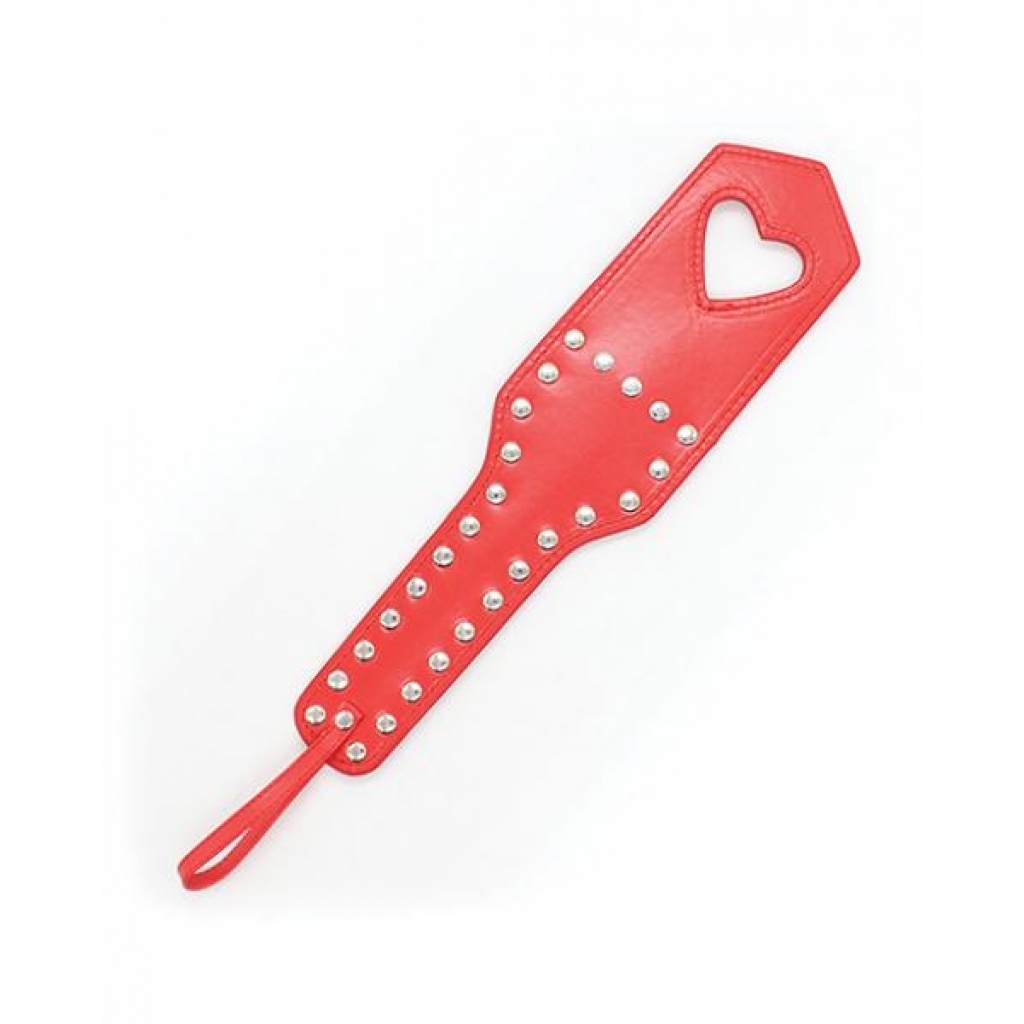 Plesur Heart Cut Out Paddle - Red - Paddles